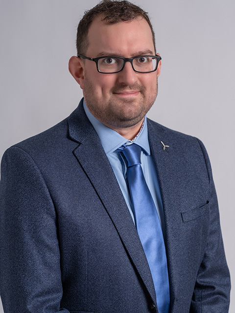 Portrait photograph of staff memeber, Robert Dorrell